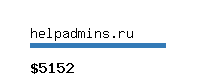 helpadmins.ru Website value calculator