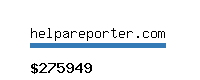 helpareporter.com Website value calculator