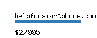 helpforsmartphone.com Website value calculator