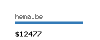 hema.be Website value calculator