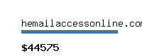 hemailaccessonline.com Website value calculator