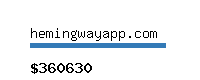 hemingwayapp.com Website value calculator