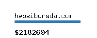 hepsiburada.com Website value calculator