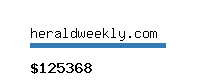 heraldweekly.com Website value calculator