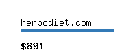 herbodiet.com Website value calculator