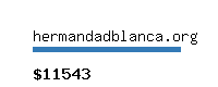 hermandadblanca.org Website value calculator