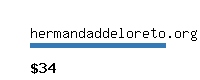 hermandaddeloreto.org Website value calculator