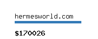 hermesworld.com Website value calculator