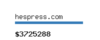 hespress.com Website value calculator