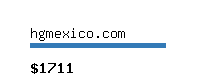 hgmexico.com Website value calculator