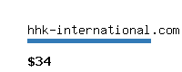 hhk-international.com Website value calculator