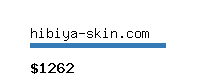 hibiya-skin.com Website value calculator
