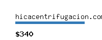 hicacentrifugacion.com Website value calculator