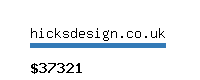 hicksdesign.co.uk Website value calculator