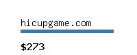 hicupgame.com Website value calculator