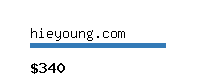 hieyoung.com Website value calculator