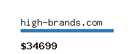 high-brands.com Website value calculator