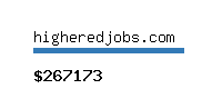 higheredjobs.com Website value calculator