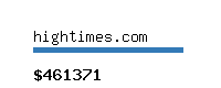 hightimes.com Website value calculator
