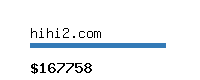 hihi2.com Website value calculator