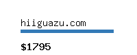 hiiguazu.com Website value calculator