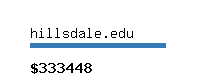 hillsdale.edu Website value calculator