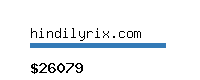 hindilyrix.com Website value calculator