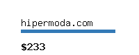 hipermoda.com Website value calculator