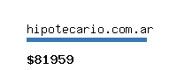 hipotecario.com.ar Website value calculator