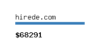 hirede.com Website value calculator