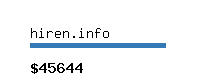 hiren.info Website value calculator