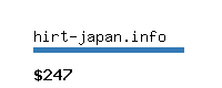 hirt-japan.info Website value calculator