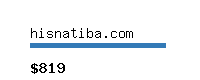 hisnatiba.com Website value calculator