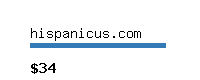 hispanicus.com Website value calculator