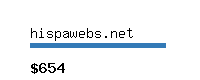 hispawebs.net Website value calculator