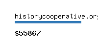 historycooperative.org Website value calculator