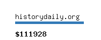 historydaily.org Website value calculator