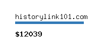 historylink101.com Website value calculator
