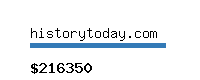 historytoday.com Website value calculator