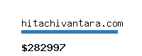 hitachivantara.com Website value calculator