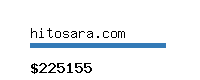 hitosara.com Website value calculator