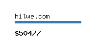 hitwe.com Website value calculator