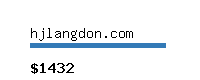 hjlangdon.com Website value calculator