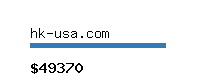 hk-usa.com Website value calculator