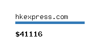 hkexpress.com Website value calculator