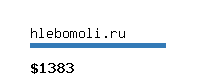 hlebomoli.ru Website value calculator