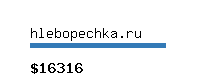 hlebopechka.ru Website value calculator