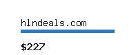 hlndeals.com Website value calculator