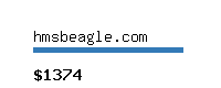 hmsbeagle.com Website value calculator