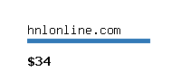 hnlonline.com Website value calculator